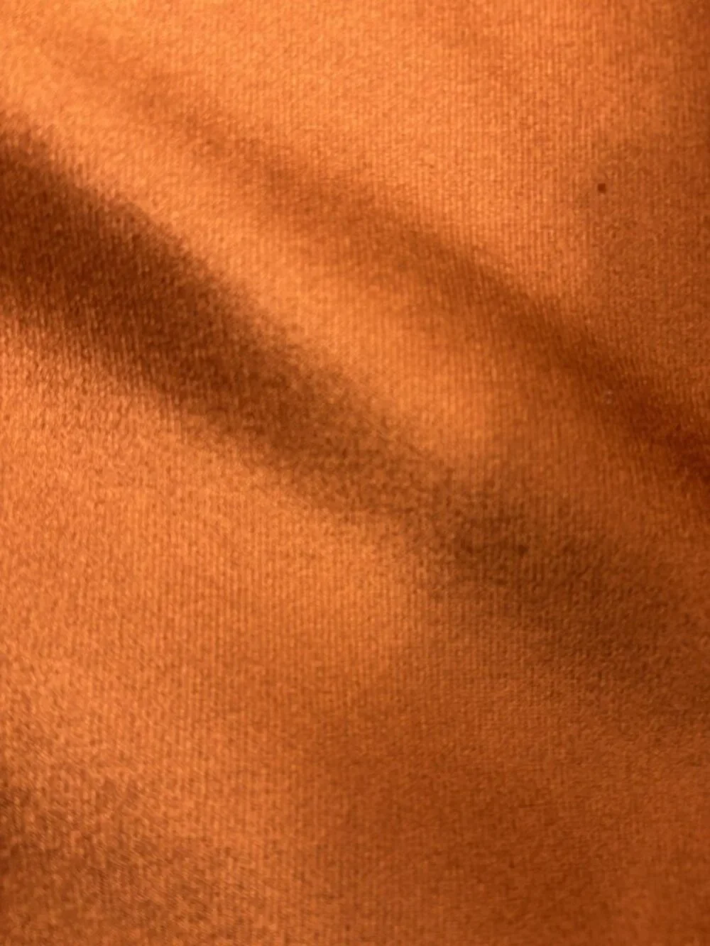 VALLEY FORGE Kat Teddy Rust Orange Bouclé Velvet Upholstery Fabric 45 Yards